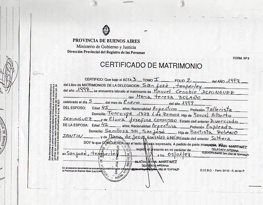 Matrimonio